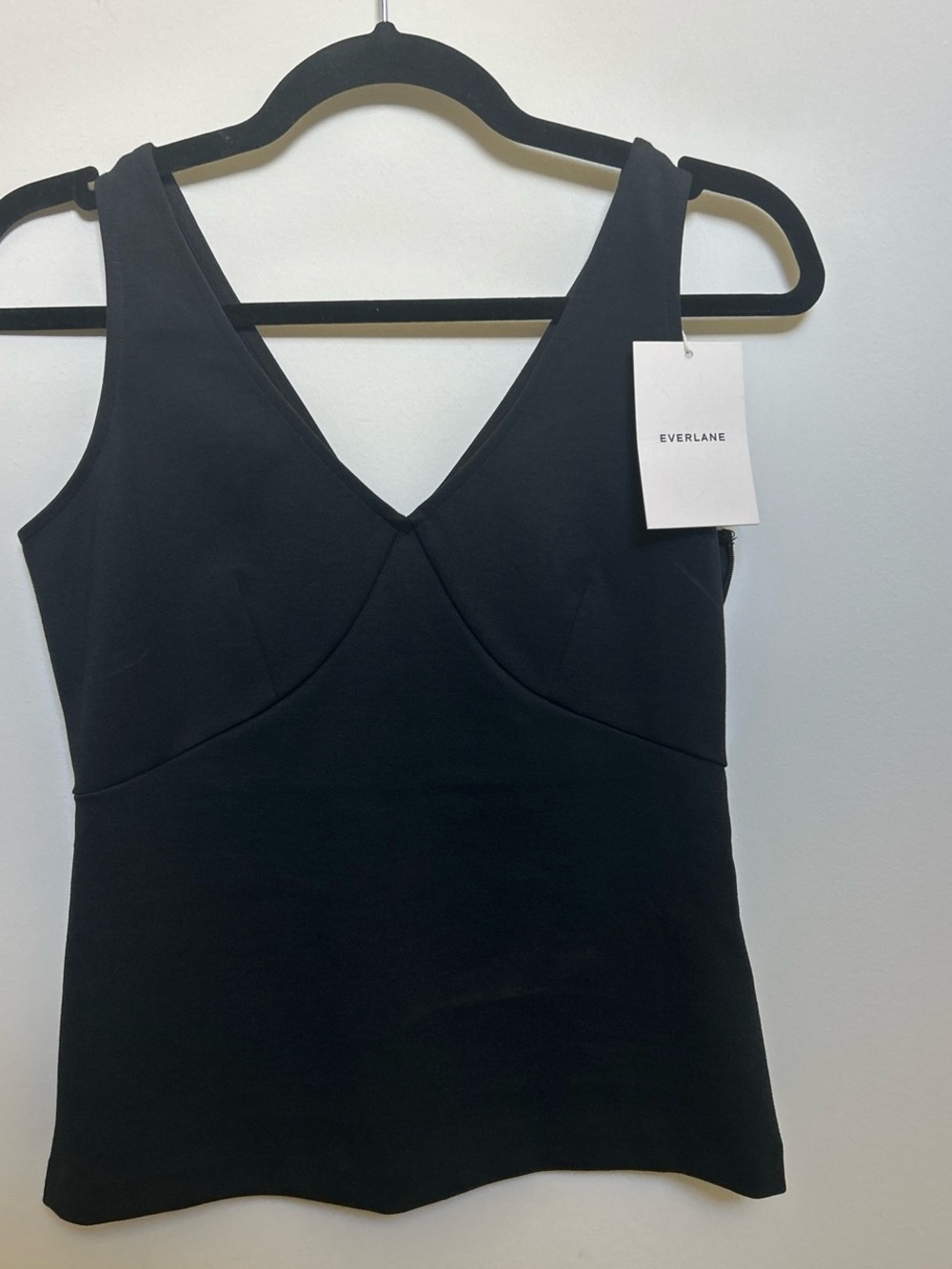 Everlane Black Branded Tee with Soft Knit